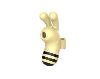 Bee sucktion and vibration finger vibe with two ears